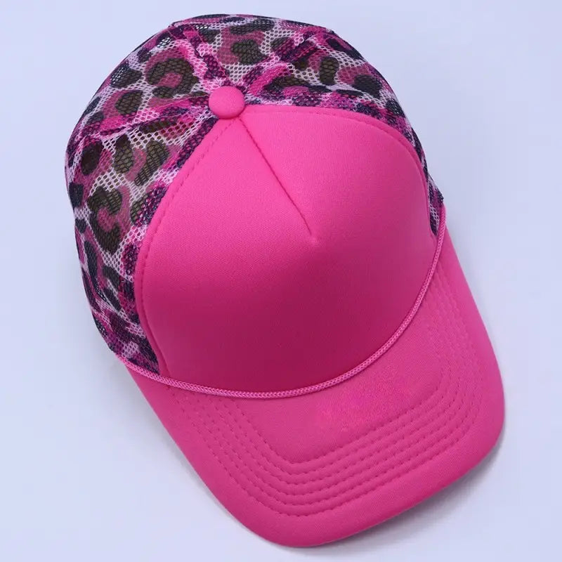 Mesh Design Trucker hat w/ 2-3 patches