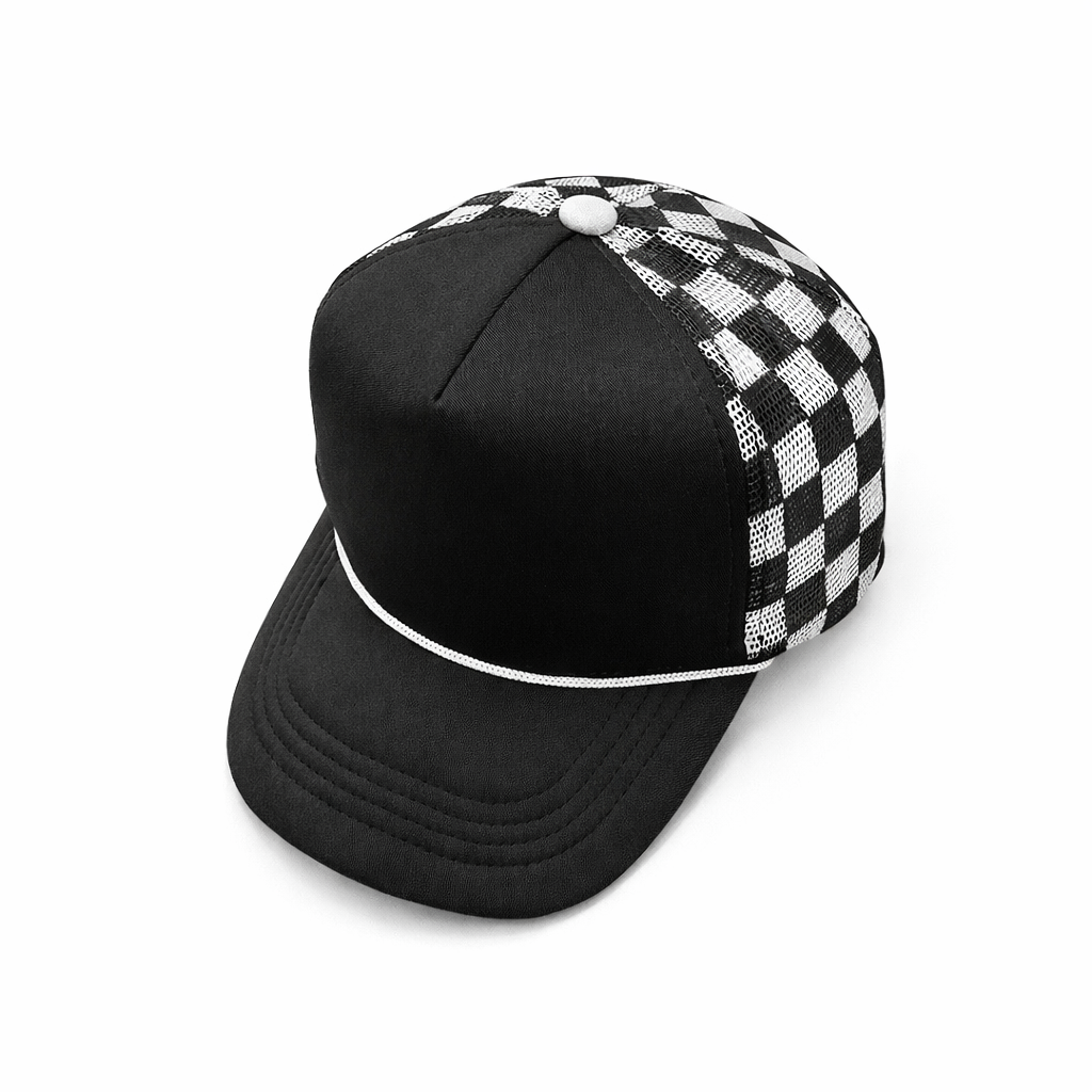 Mesh Design Trucker Hat + 1 patch